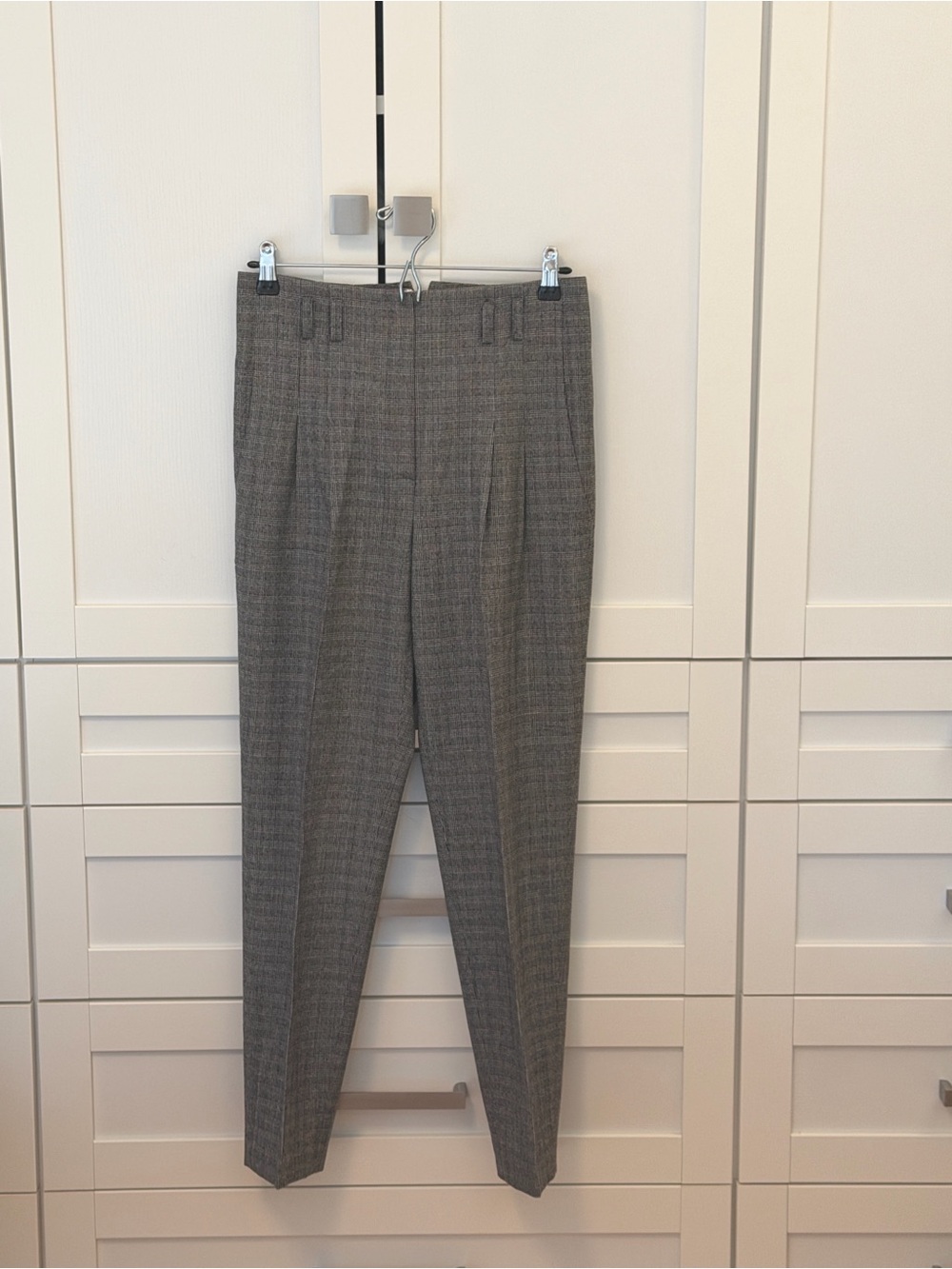 Judith Charles Gray Dress Pants - Classic Tailored Trousers
